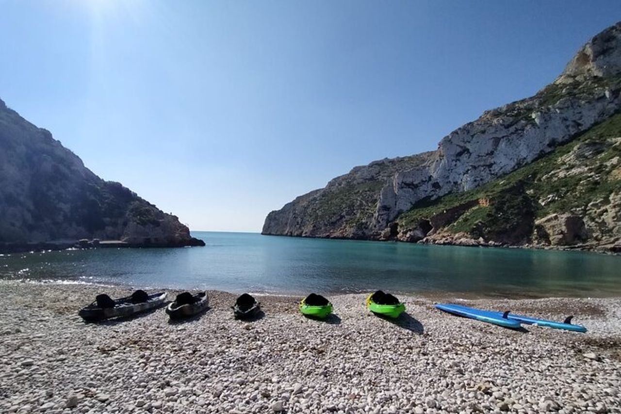 Escursione in kayak a Jávea, Cala Granadella (Snorkeling) Caló, llop marí, ambolo — 4