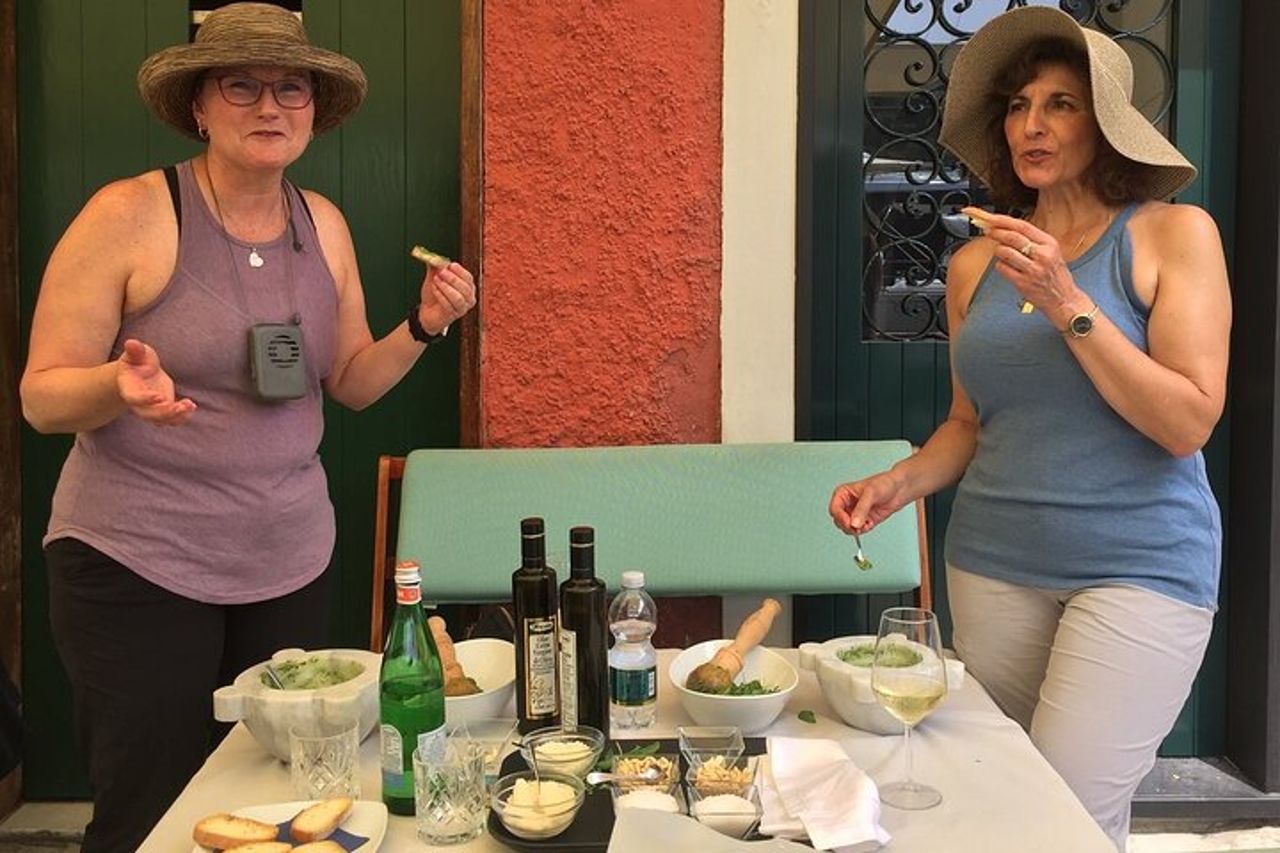 Tour in barca e a piedi di Portofino con cucina e pranzo al pesto — 5