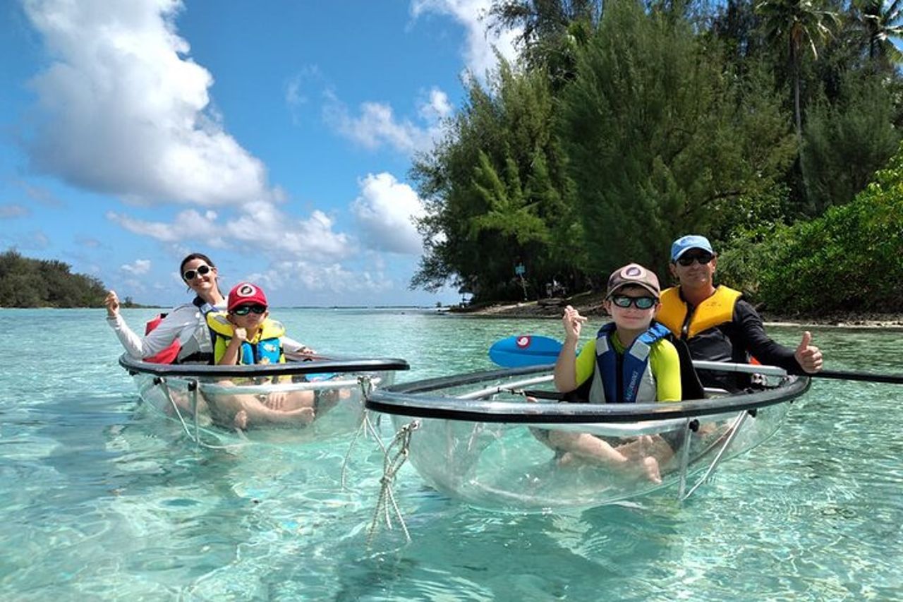Escursione ecoguidata alla laguna di Moorea in kayak trasparente Pomeriggio 2h — 2