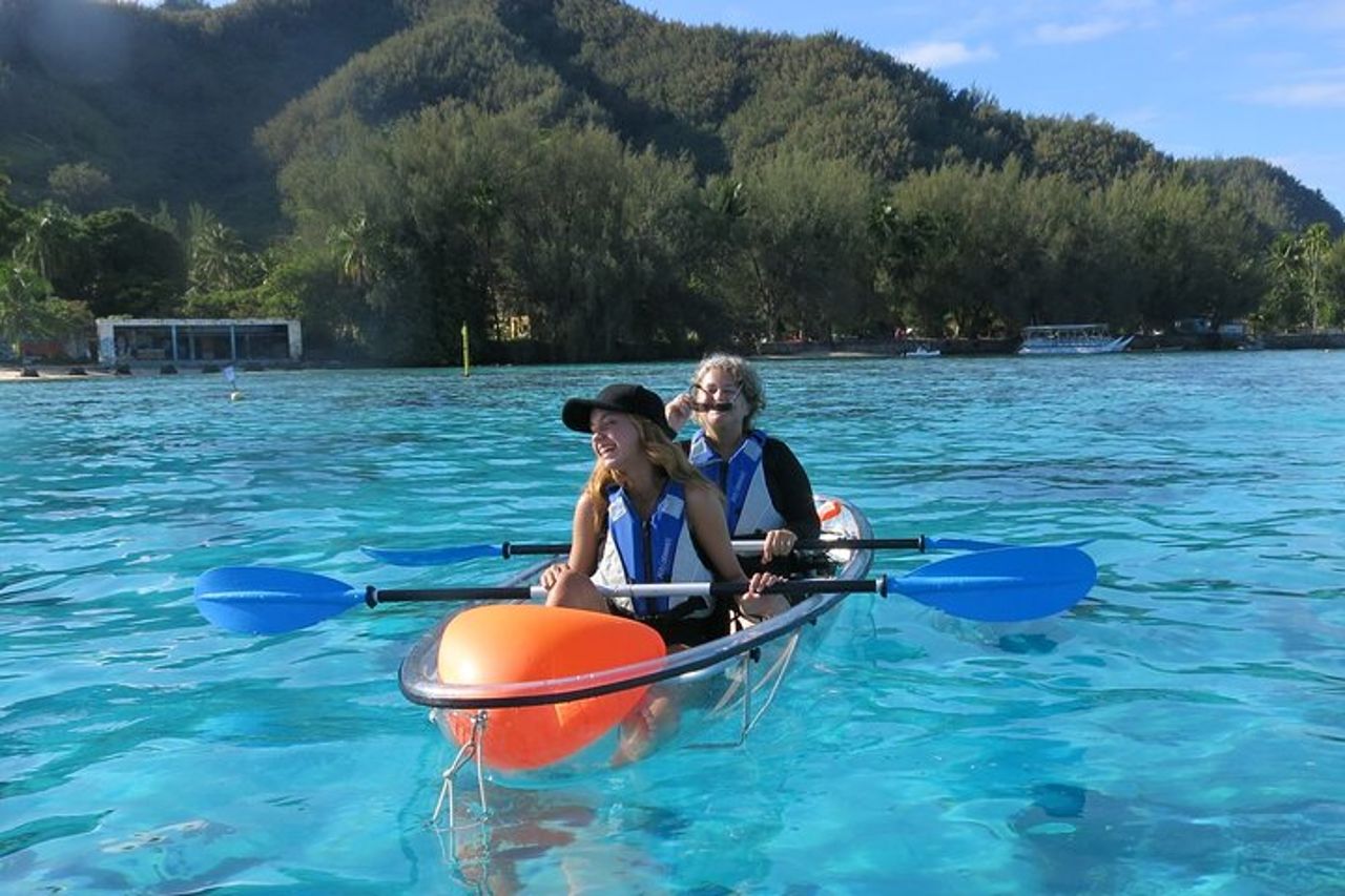 Escursione ecoguidata alla laguna di Moorea in kayak trasparente Pomeriggio 2h — 9