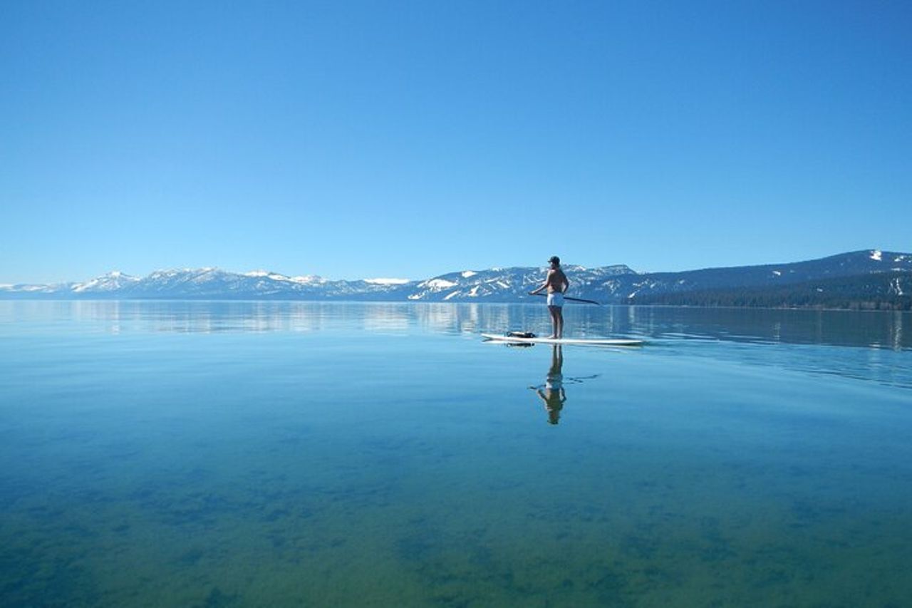 Lezione di Stand Up Paddleboard a Tahoe City — 4