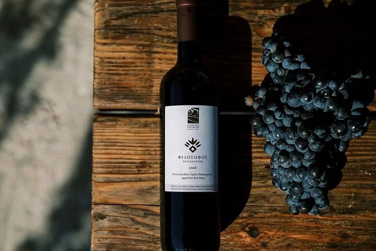 Visita della cantina e degustazione di vini presso la cantina Karimalis a Ikaria — 6
