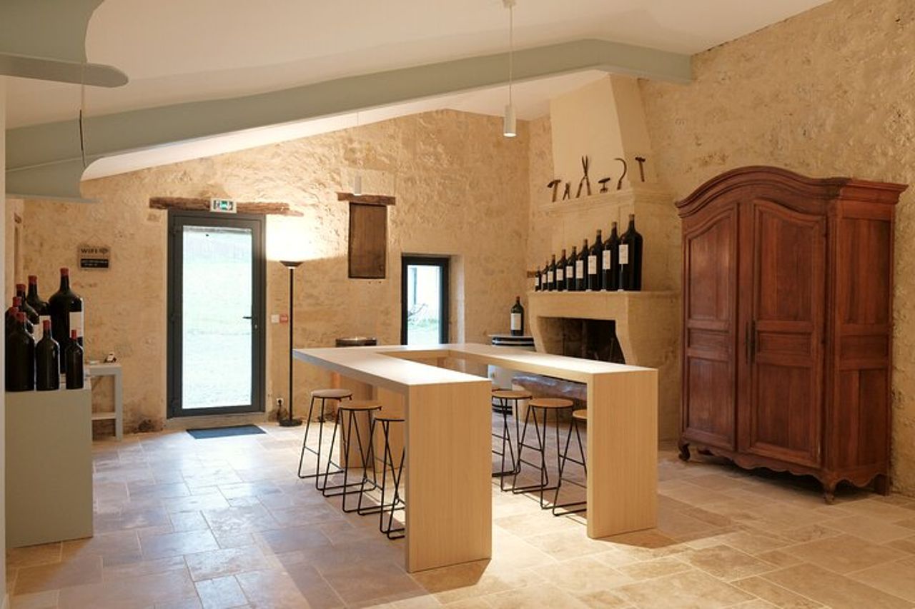 Laboratorio e degustazione di Verres-Tigineux a Saint-Émilion — 4