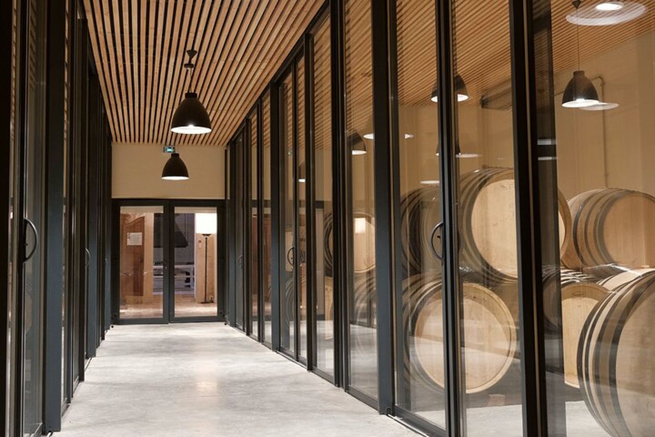 Laboratorio e degustazione di Verres-Tigineux a Saint-Émilion — 3