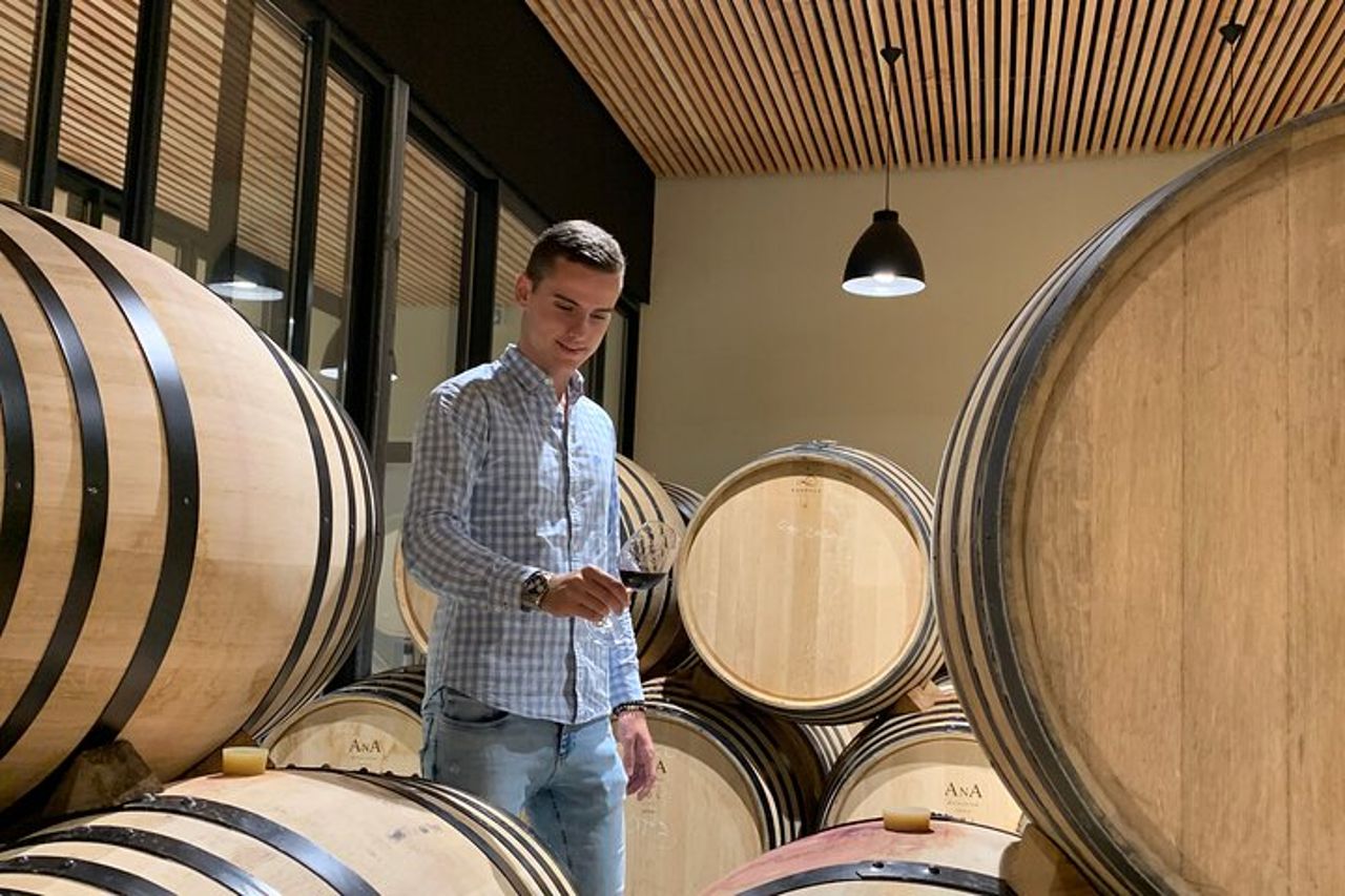 Laboratorio e degustazione di Verres-Tigineux a Saint-Émilion — 6