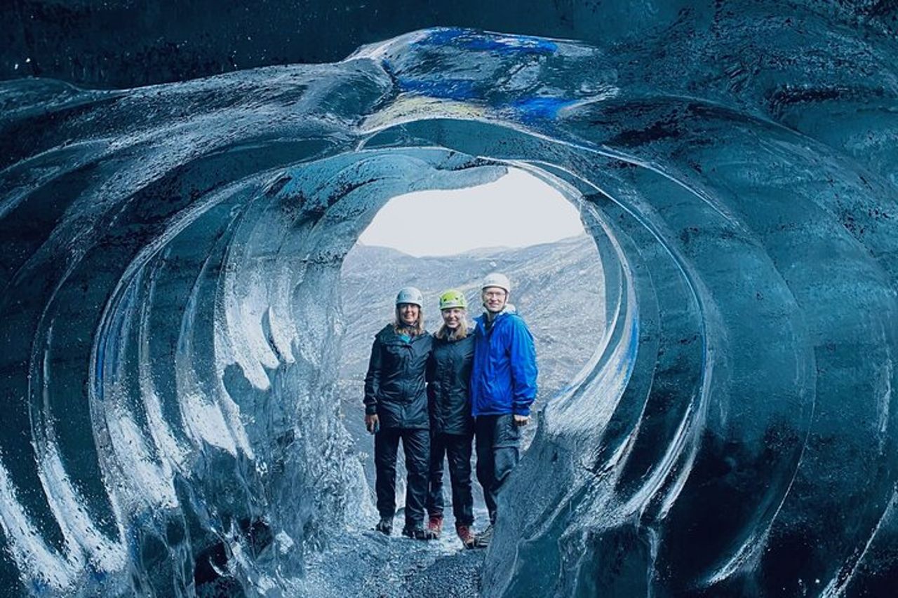 Grotta di ghiaccio di Katla Vulcano Super Jeep Tour da Vik