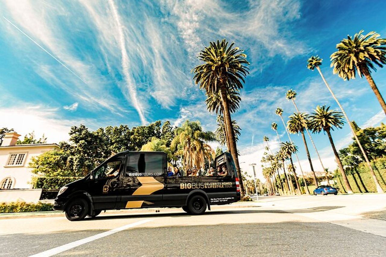 LA : Hollywood Celebrity Homes & Lifestyle Tour in furgone scoperto