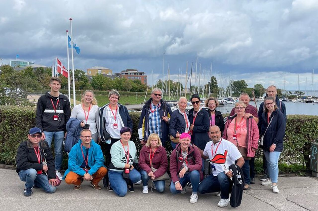 Tour a piedi di Copenaghen con degustazione di cibo (piatto di smorrebrod e scatto) — 7