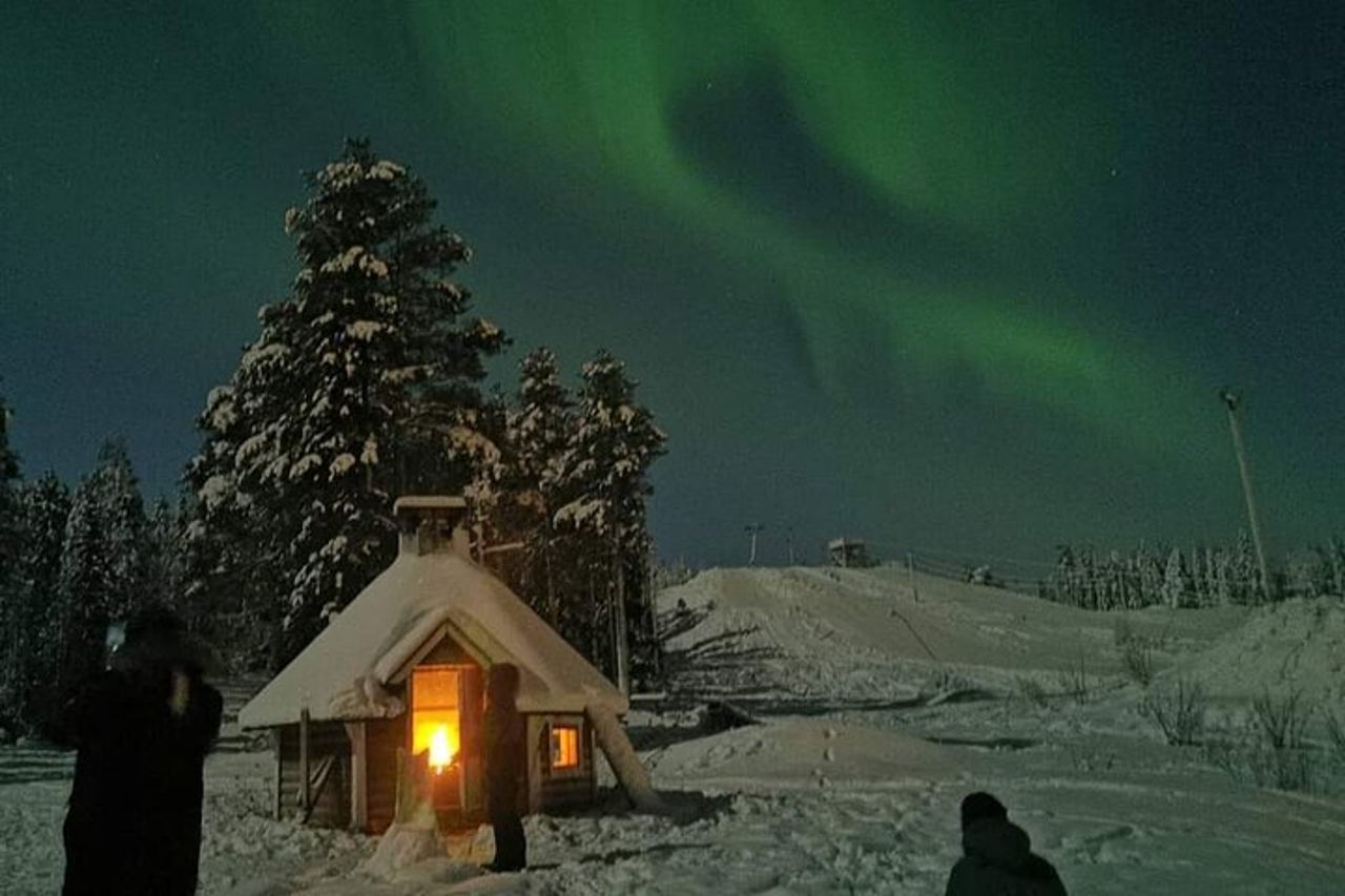 Aurora boreale da Kemi-Tornio con Pickup