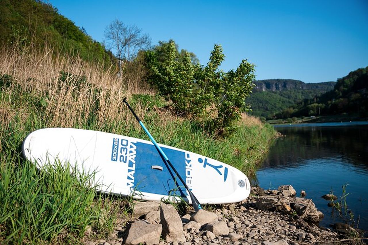 Stand up paddleboard e tour in scooter nella Svizzera boema — 4