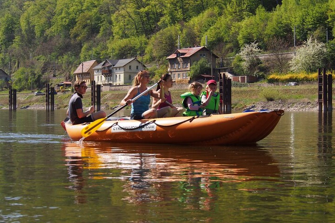 Zattera sul fiume Elba da Děčín a Bad Schandau — 5