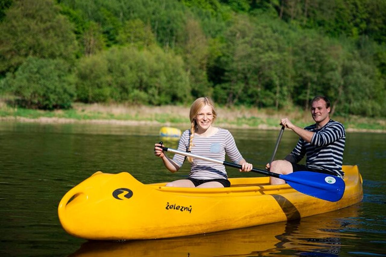 Canoa sul fiume Elba + Noleggio bici da Děčín a Bad Schandau — 4