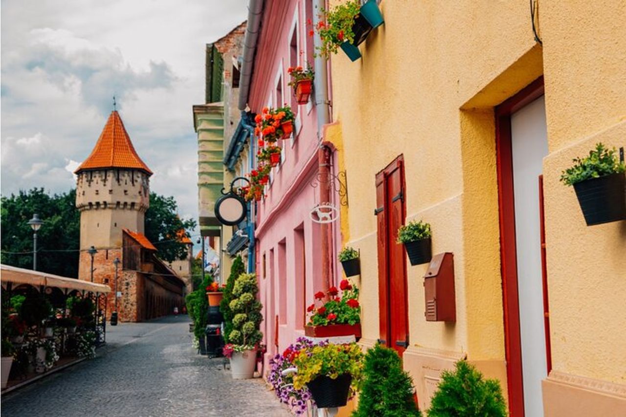 Gioco di esplorazione della città vecchia di Sibiu e tour autoguidato