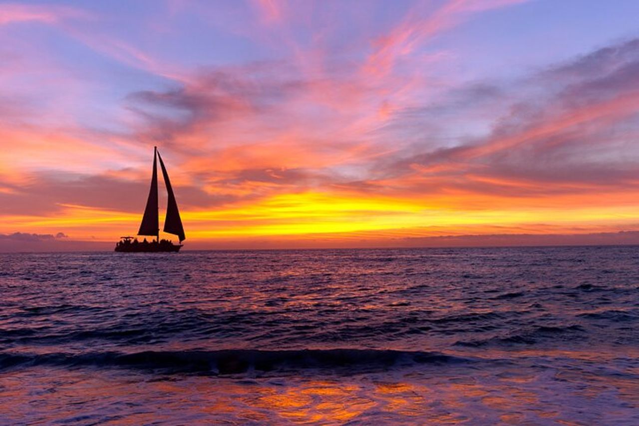 Tramonto in barca a vela a Cabo de Gata — 2