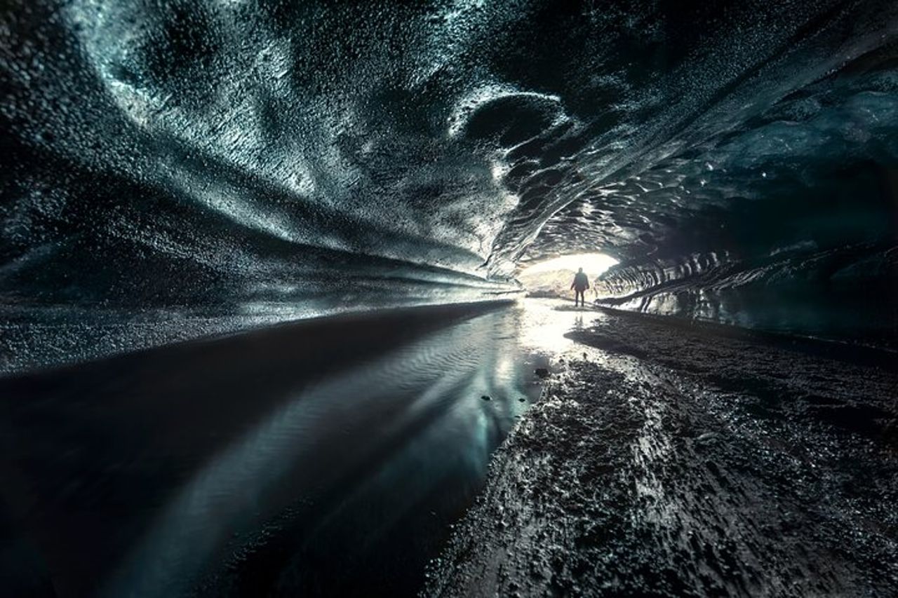 Grotta di ghiaccio di Katla Vulcano Super Jeep Tour da Vik — 2