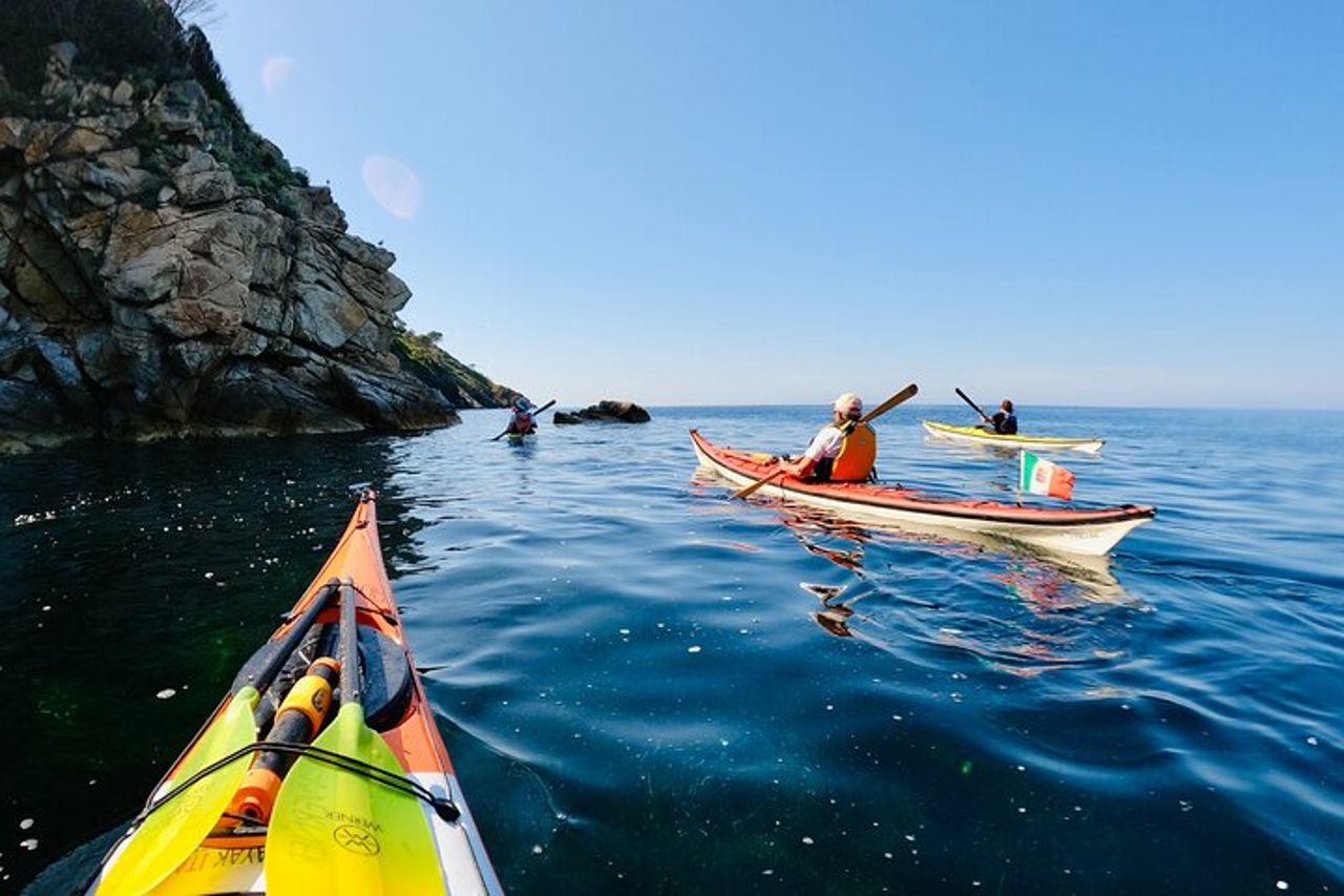 Tour di un'intera giornata in kayak da mare dell'isola d'Elba — 8