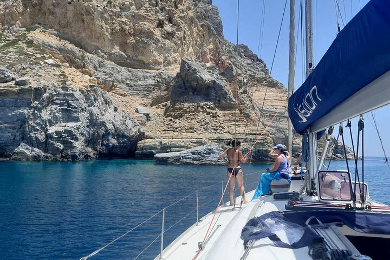 Paros Crociera a vela semi privata di un'intera giornata — 2