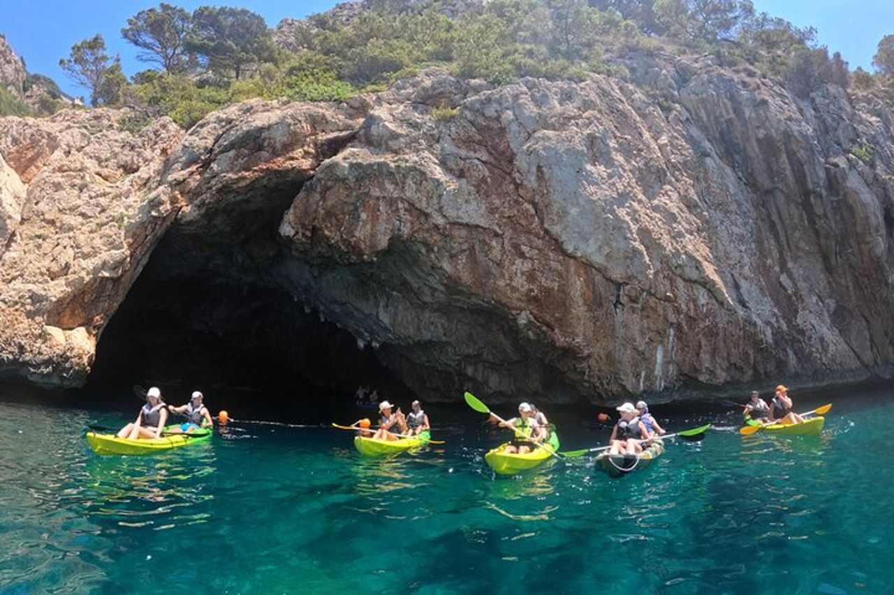 Escursione in kayak a Jávea, Cala Granadella (Snorkeling) Caló, llop marí, ambolo — 8