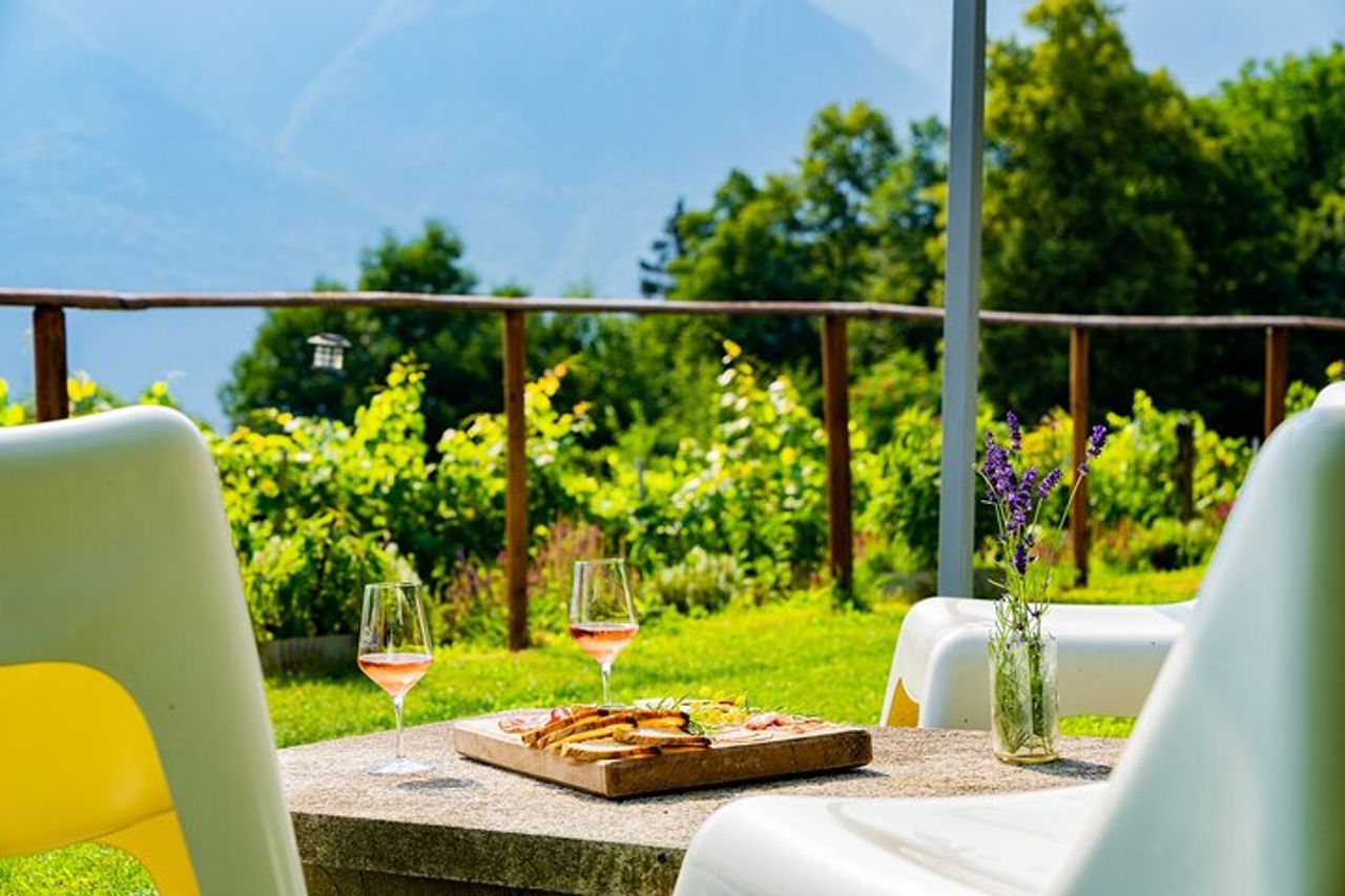 Assapora i vini dell'Ossola e le prelibatezze locali in un vigneto panoramico — 4