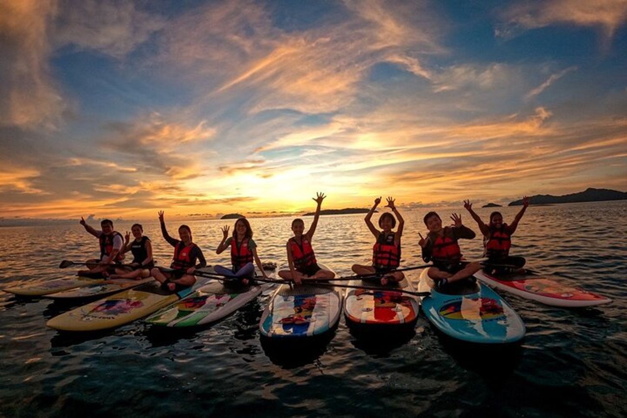 Stand Up Paddle Boarding con tour all'alba/tramonto a Kota Kinabalu con trasferimento — 2