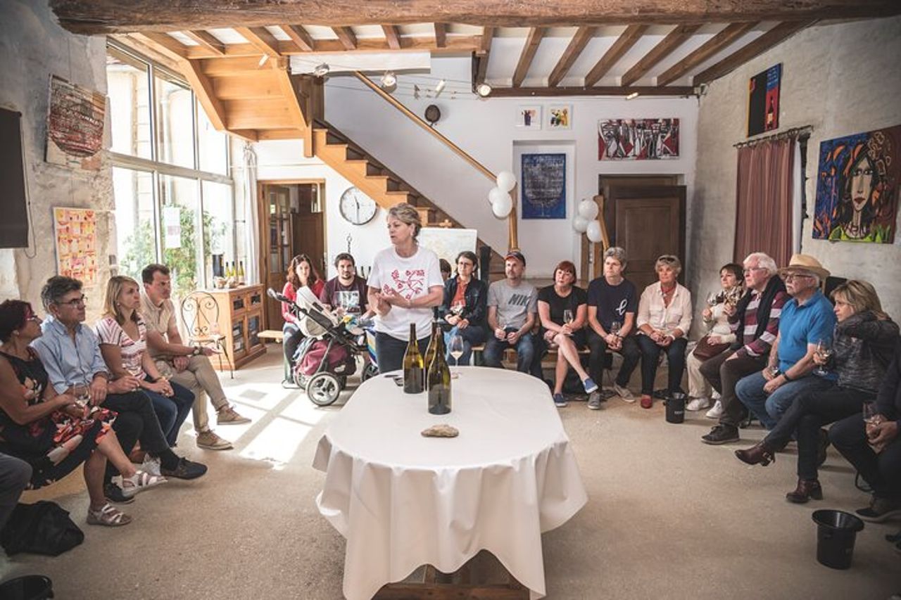 Visita e degustazione di vini Chablis al Domaine Clotilde Davenne in inglese — 3