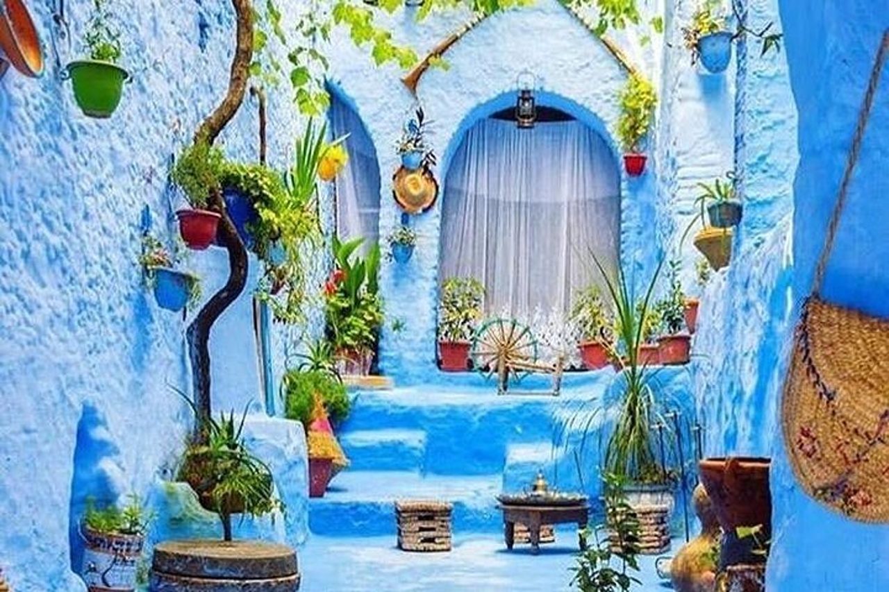 Tour di un'intera giornata alla città blu di Chefchaouen in piccoli gruppi