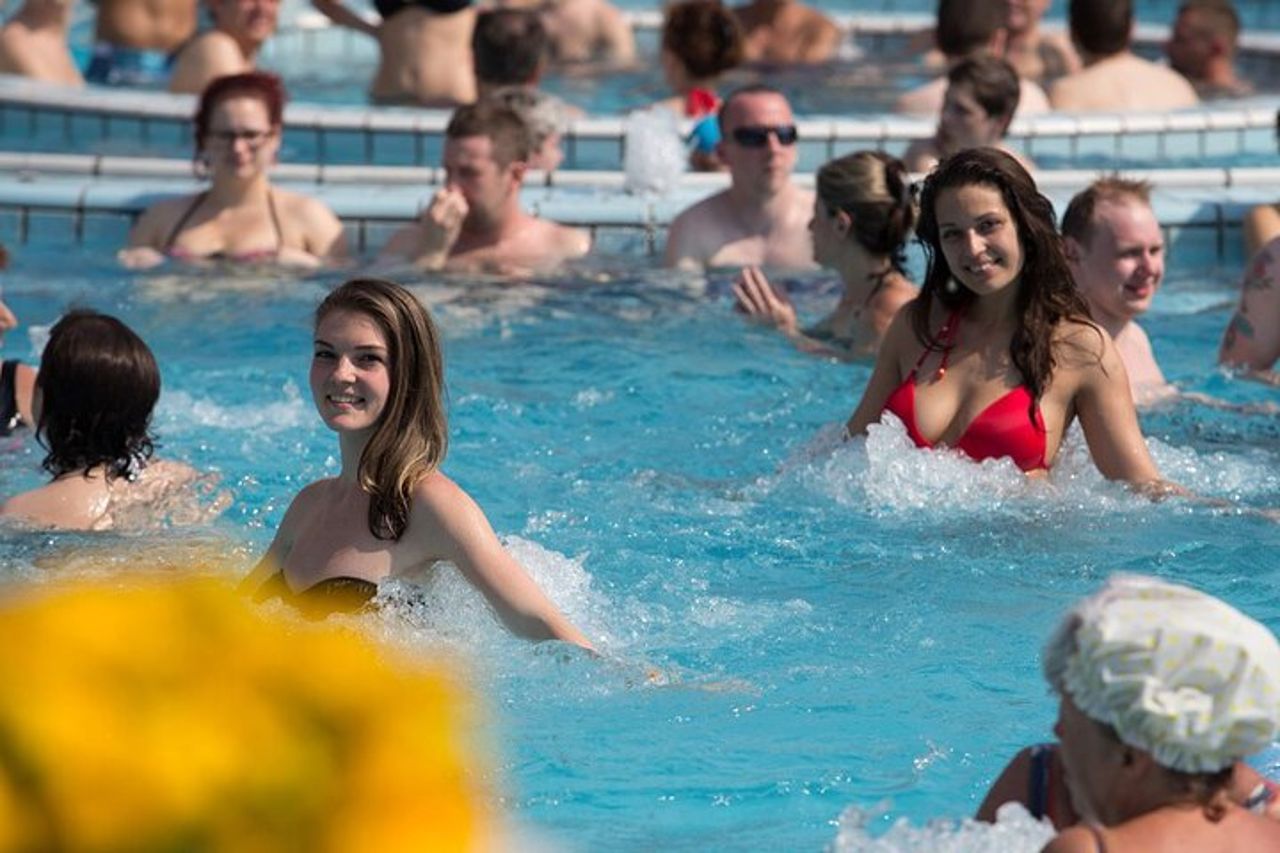 Ingresso alle terme Szechenyi a Budapest — 9