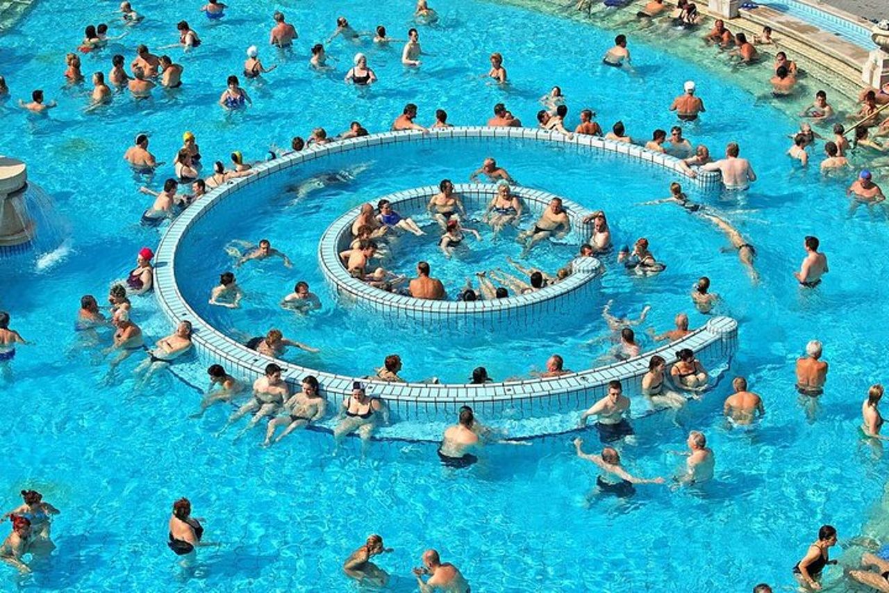 Ingresso alle terme Szechenyi a Budapest — 4
