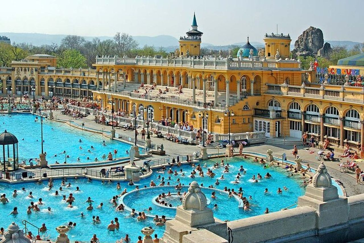 Ingresso alle terme Szechenyi a Budapest — 5