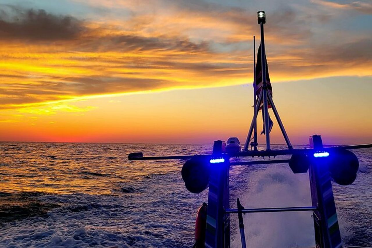 Crociere con delfini e tramonto a Destin FL a bordo dell'Hydrojet
