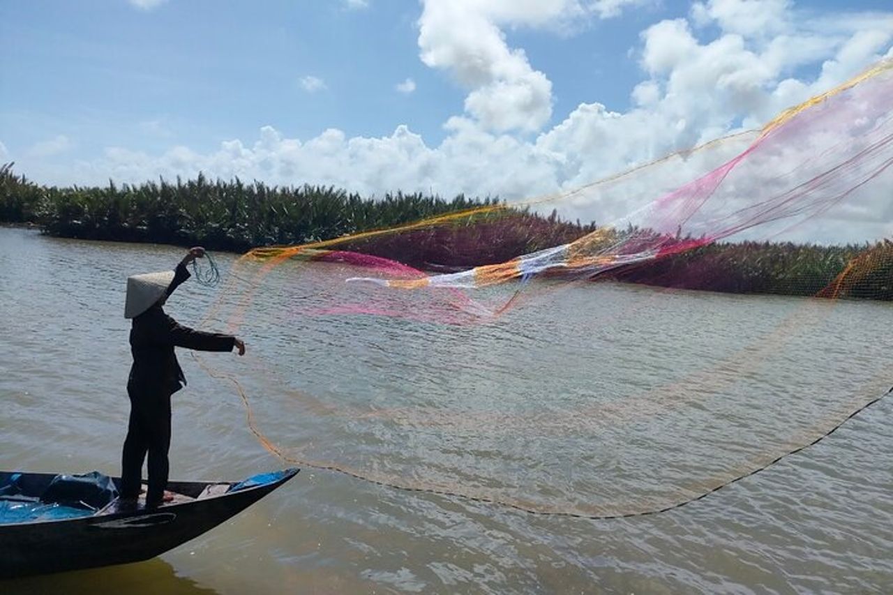 Hoi An : Giro in barca con cestino di cocco nella foresta di cocco — 8
