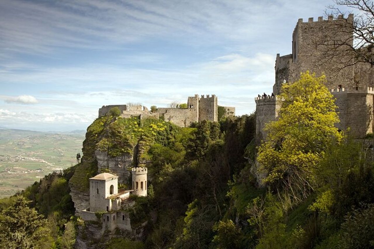 Da Palermo Ritiro siciliano Tour di Erice e Marsala con pranzo