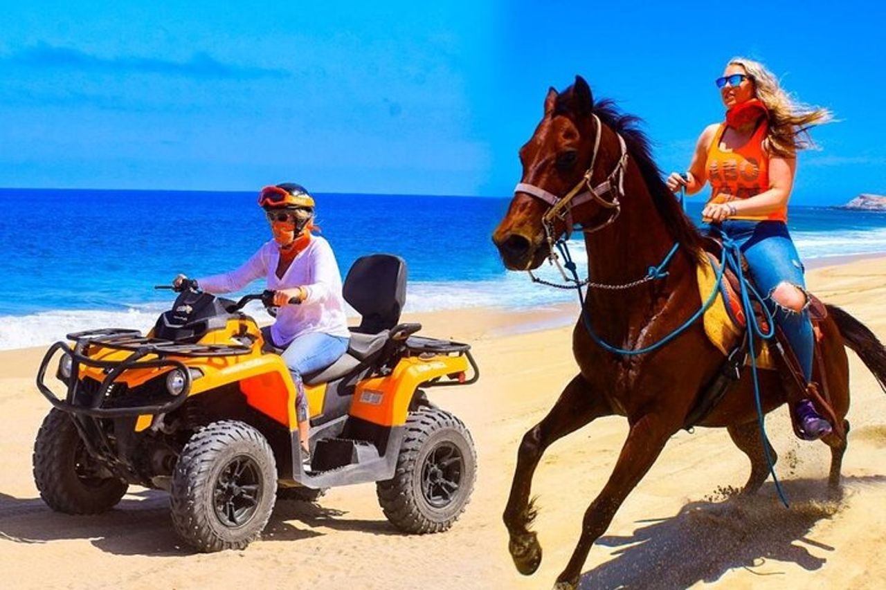 Combo Cavallo Beach Ride & ATV Adventure. Degustazione di tequila — 2