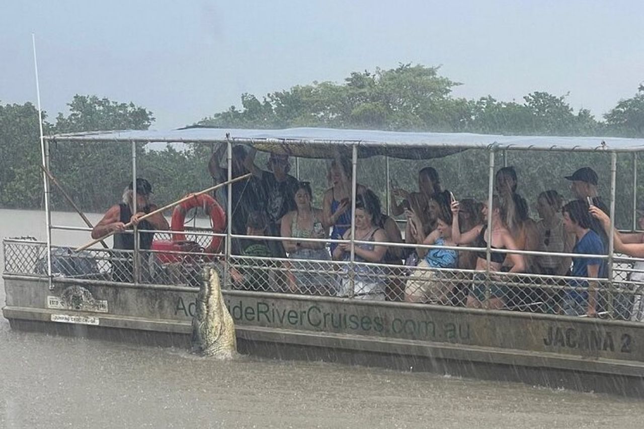 Il Croc Bus per la famosa crociera sui coccodrilli che saltano — 7