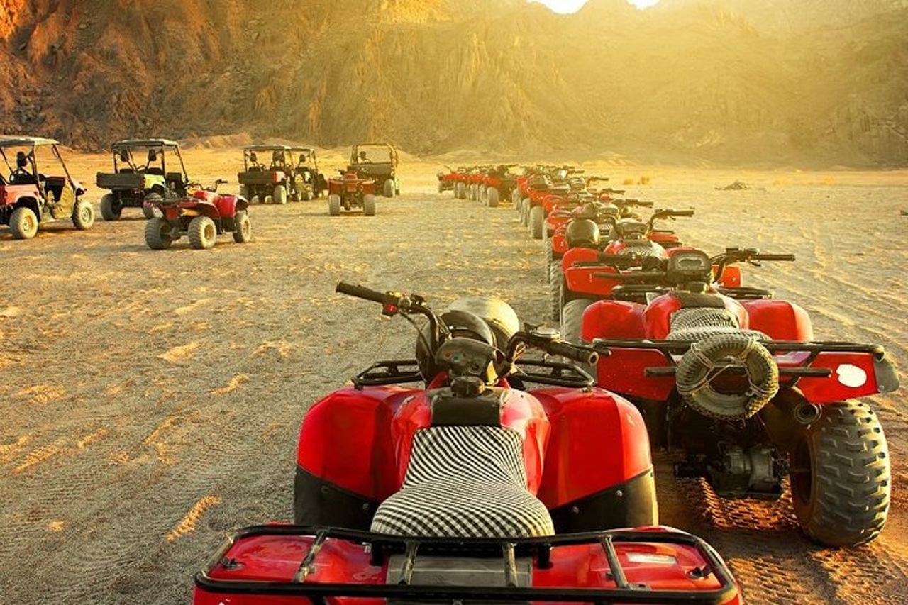 Quad safari 5 in 1, cammello, spettacolo, cena e osservazione delle stelle a Sharm — 5