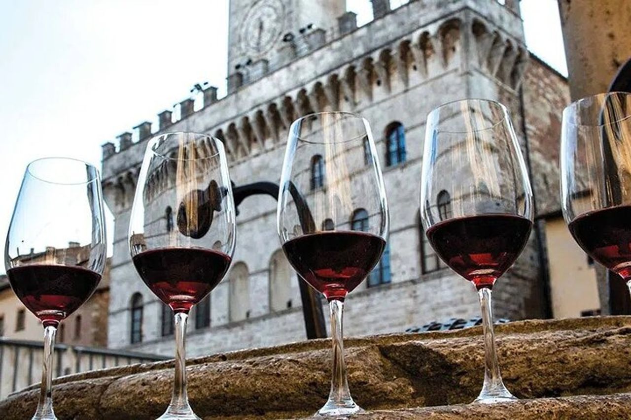Degustazione di vini toscani con sommelier professionista a Montepulciano — 4