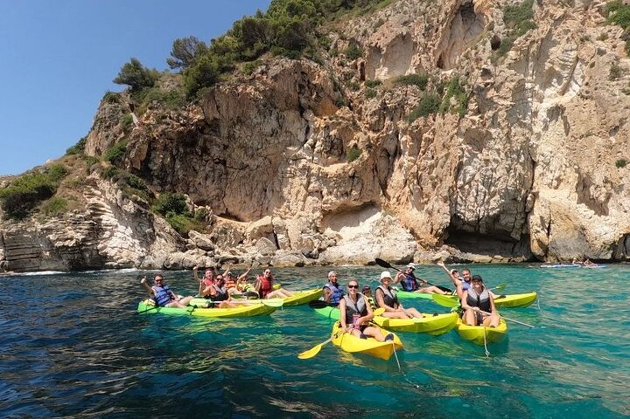 Escursione in kayak a Jávea, Cala Granadella (Snorkeling) Caló, llop marí, ambolo — 5