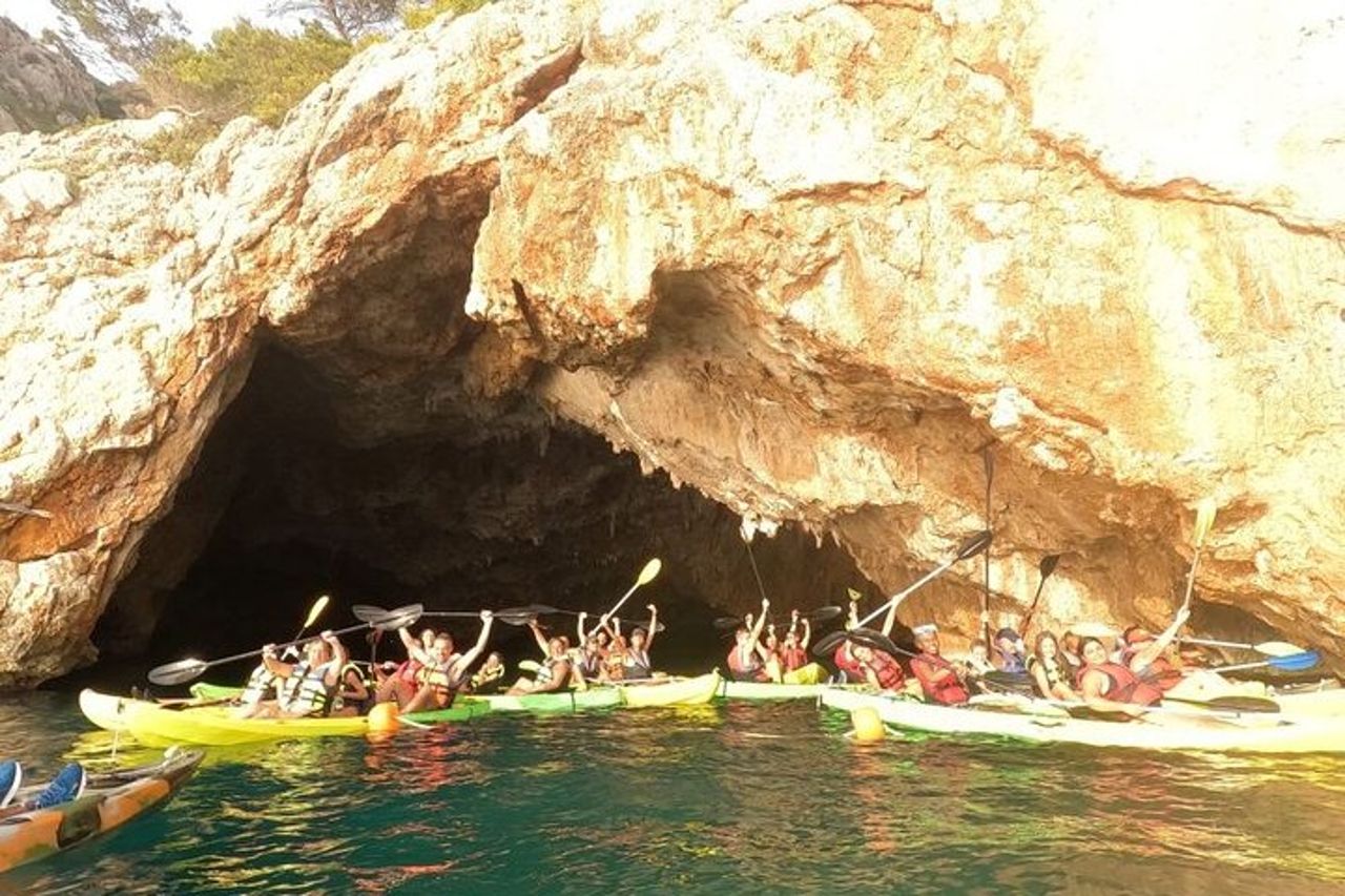 Escursione in kayak a Jávea, Cala Granadella (Snorkeling) Caló, llop marí, ambolo — 7