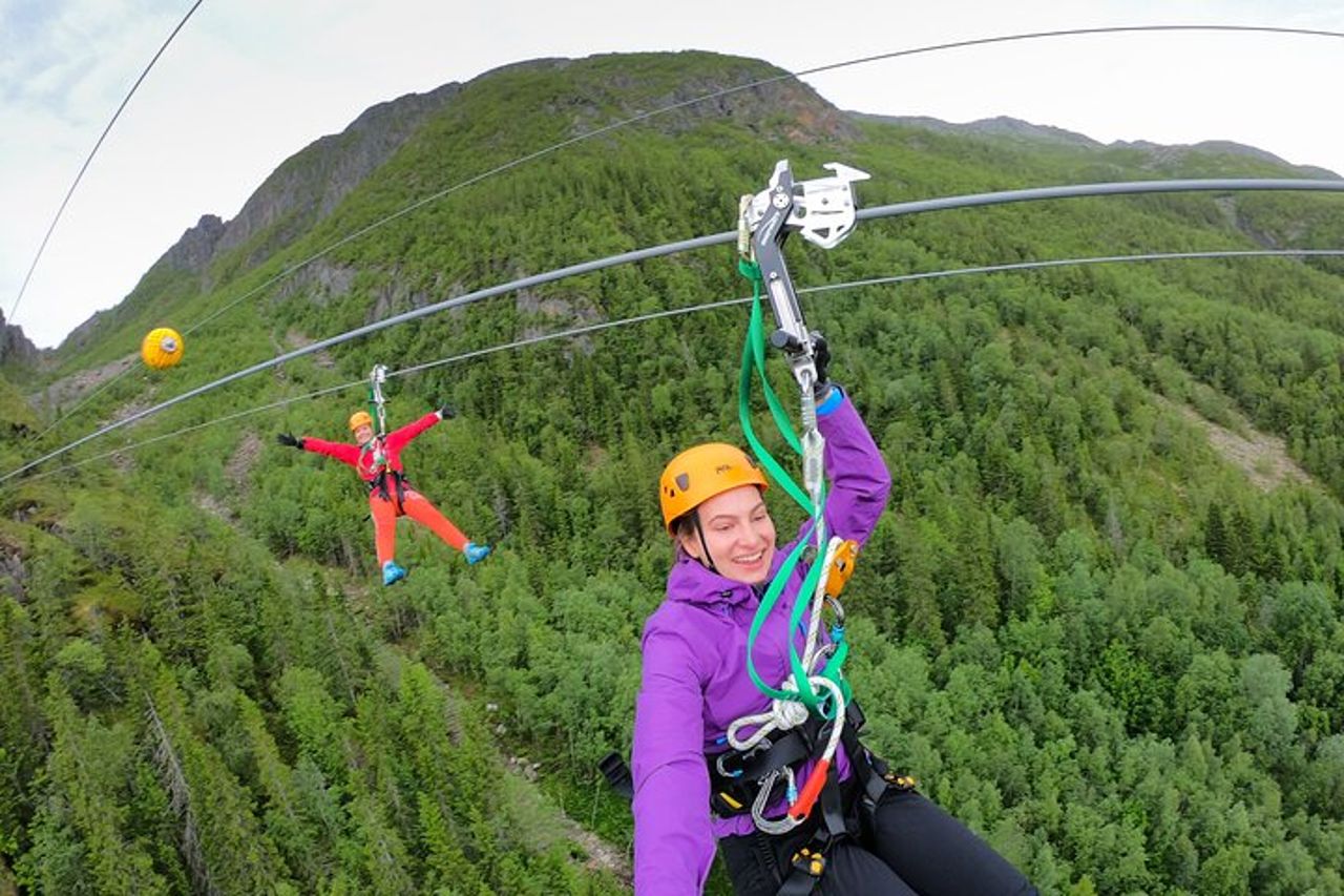 Esperienza zipline a Mosjøen — 2