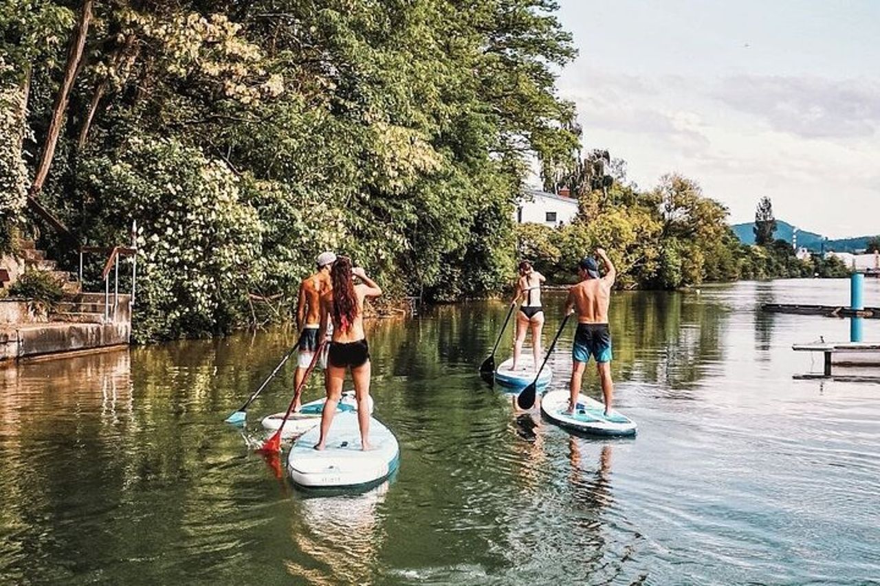 Stand Up Paddle Center nel fiume Reno — 4