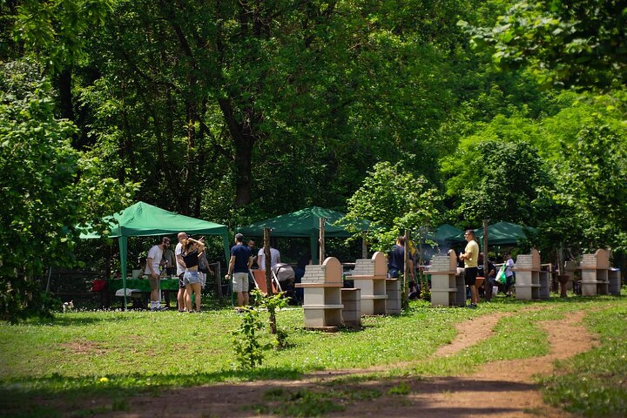 Area Picnic con Attrezzatura Barbecue a Capranica (VT)
