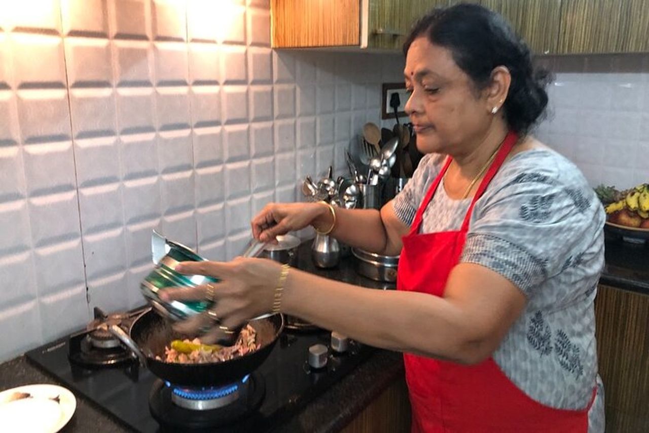 Corso di cucina franco-creola a Pondicherry con una famiglia locale — 6