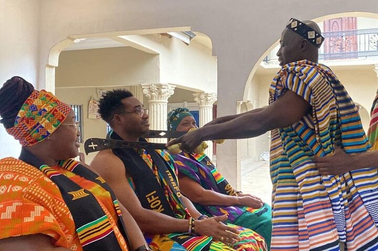 Autentica cerimonia di denominazione tradizionale a Kumasi — 2