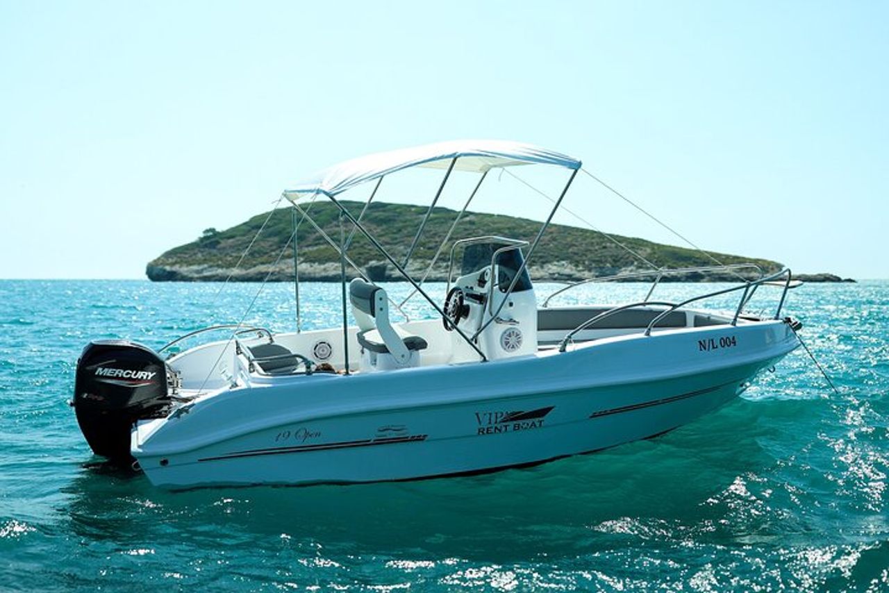 Noleggio barca 40cv accessoriata a Vieste senza patente per 4 ore — 3