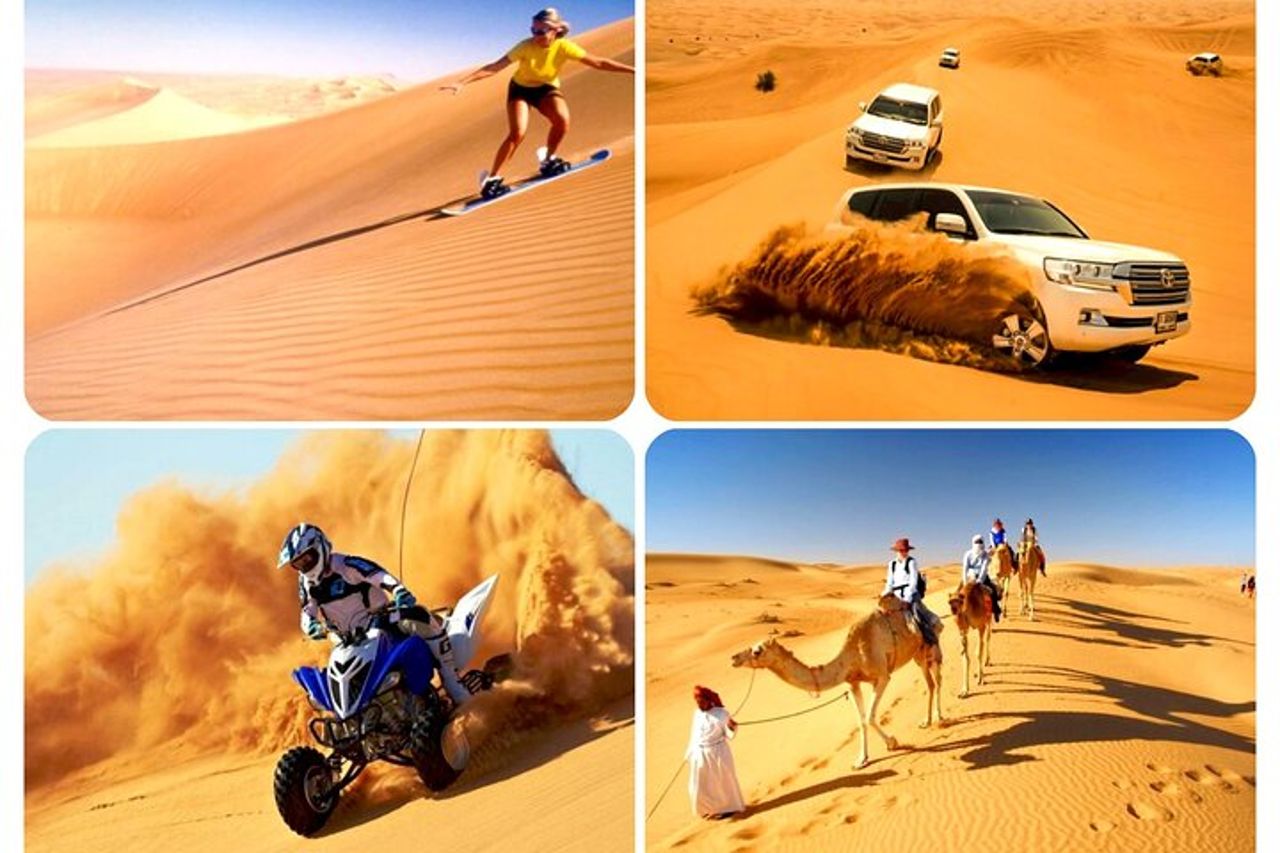 Doha:Safari nel deserto, Sand Boarding, Camel Ride & Inland Sea Tour — 4