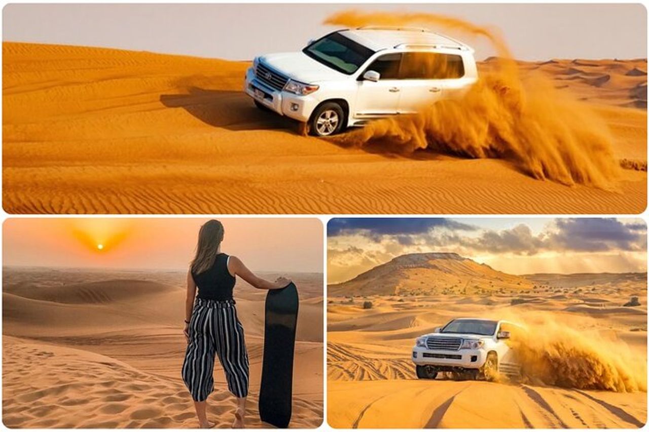 Doha:Safari nel deserto, Sand Boarding, Camel Ride & Inland Sea Tour — 3