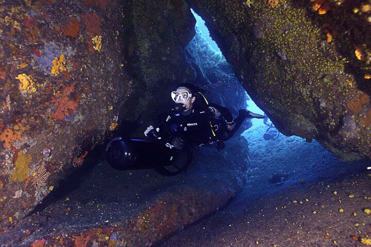 Corso Privato Open Water Diver più Scooter Subacqueo in Cavo — 4