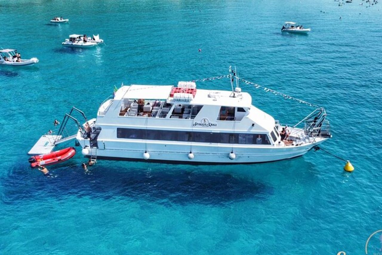 Tour barca Tropea Capo Vaticano con aperitivo snorkeling mattina — 3