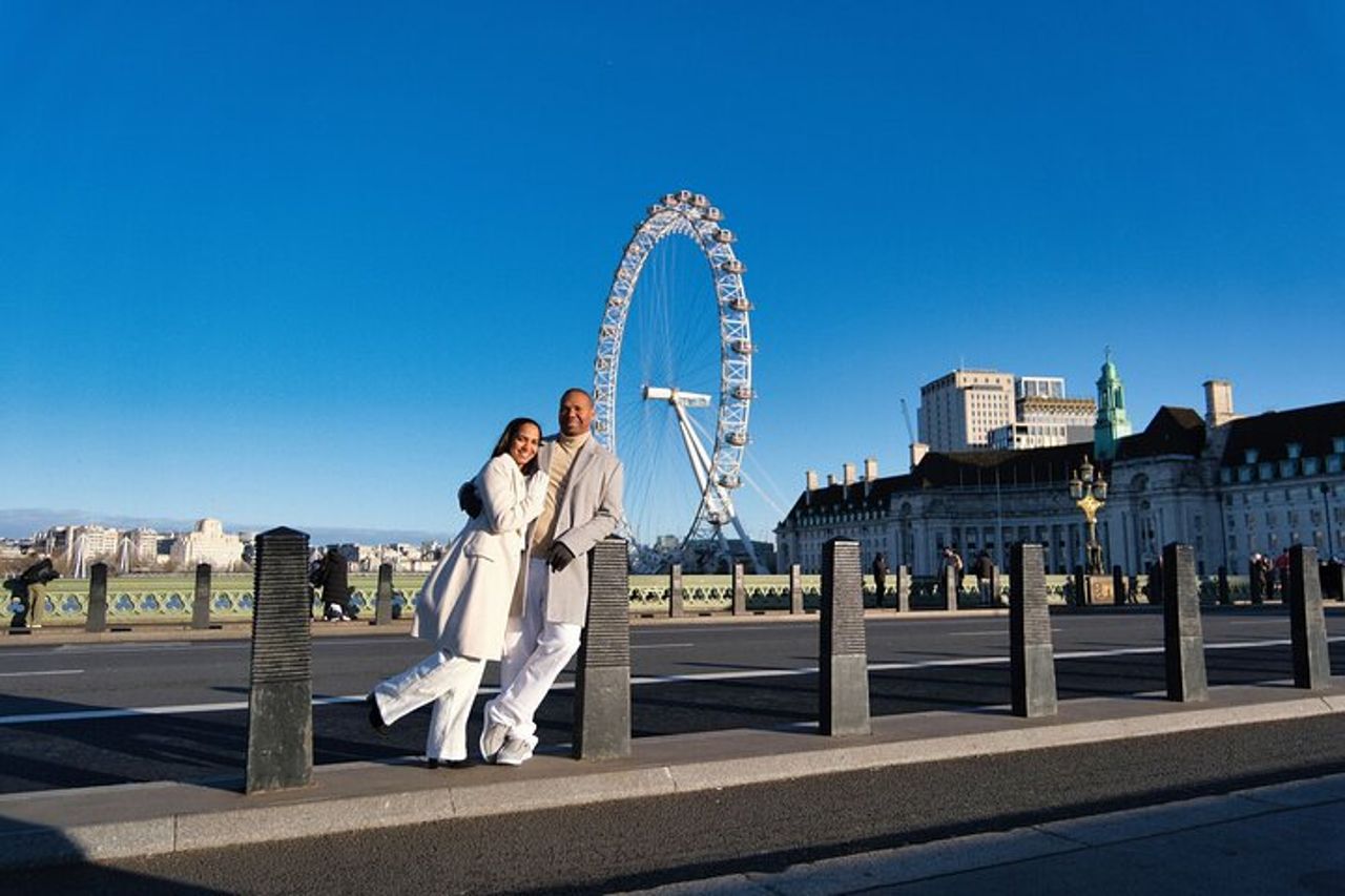 Servizio fotografico privato fuori dal London Eye — 9