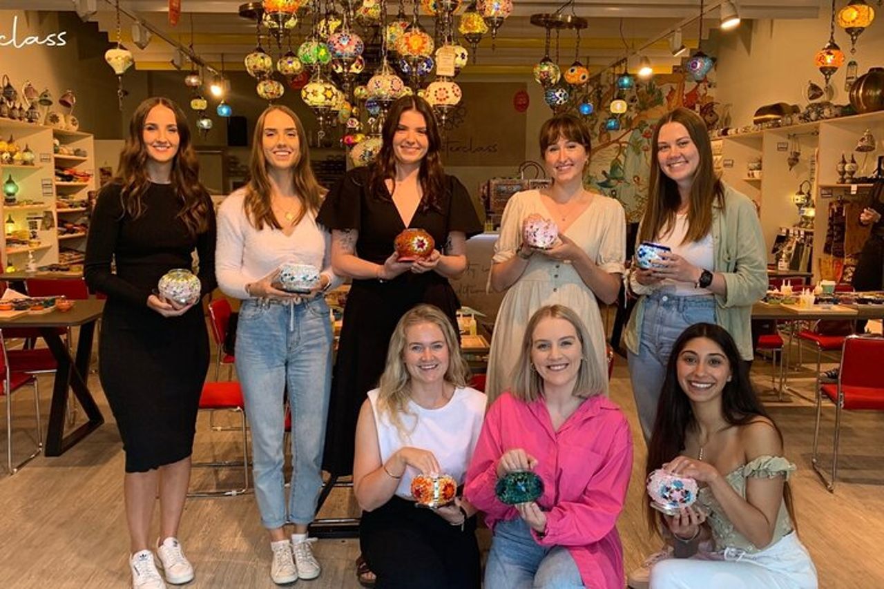 Lezioni di arte mosaica Brisbane: Workshop sulla lampada turca — 2